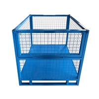 折叠金属箱 仓库折叠料箱