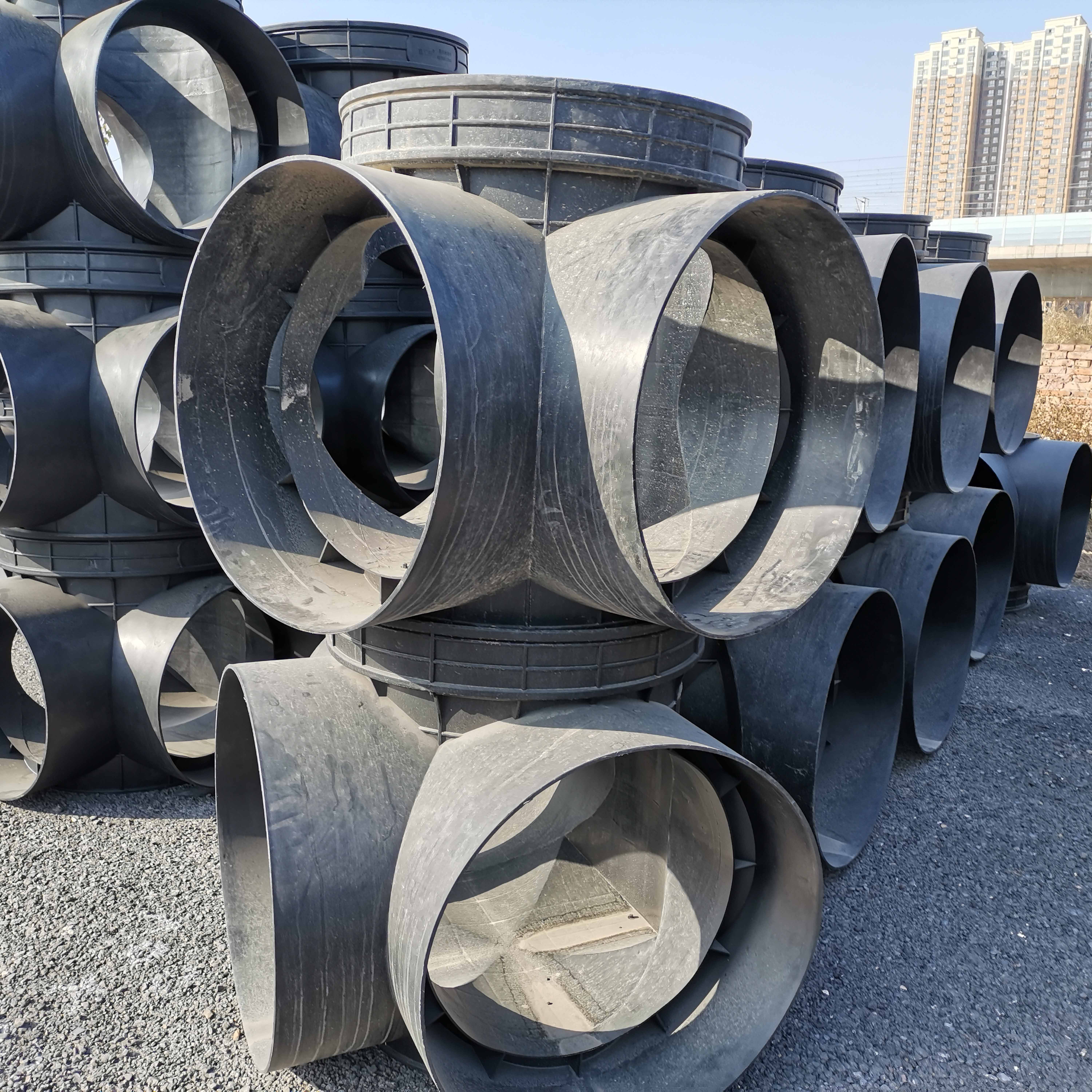 甘肃嘉峪关hdpe检查井规格表 小区污水塑料检查井 支持定做