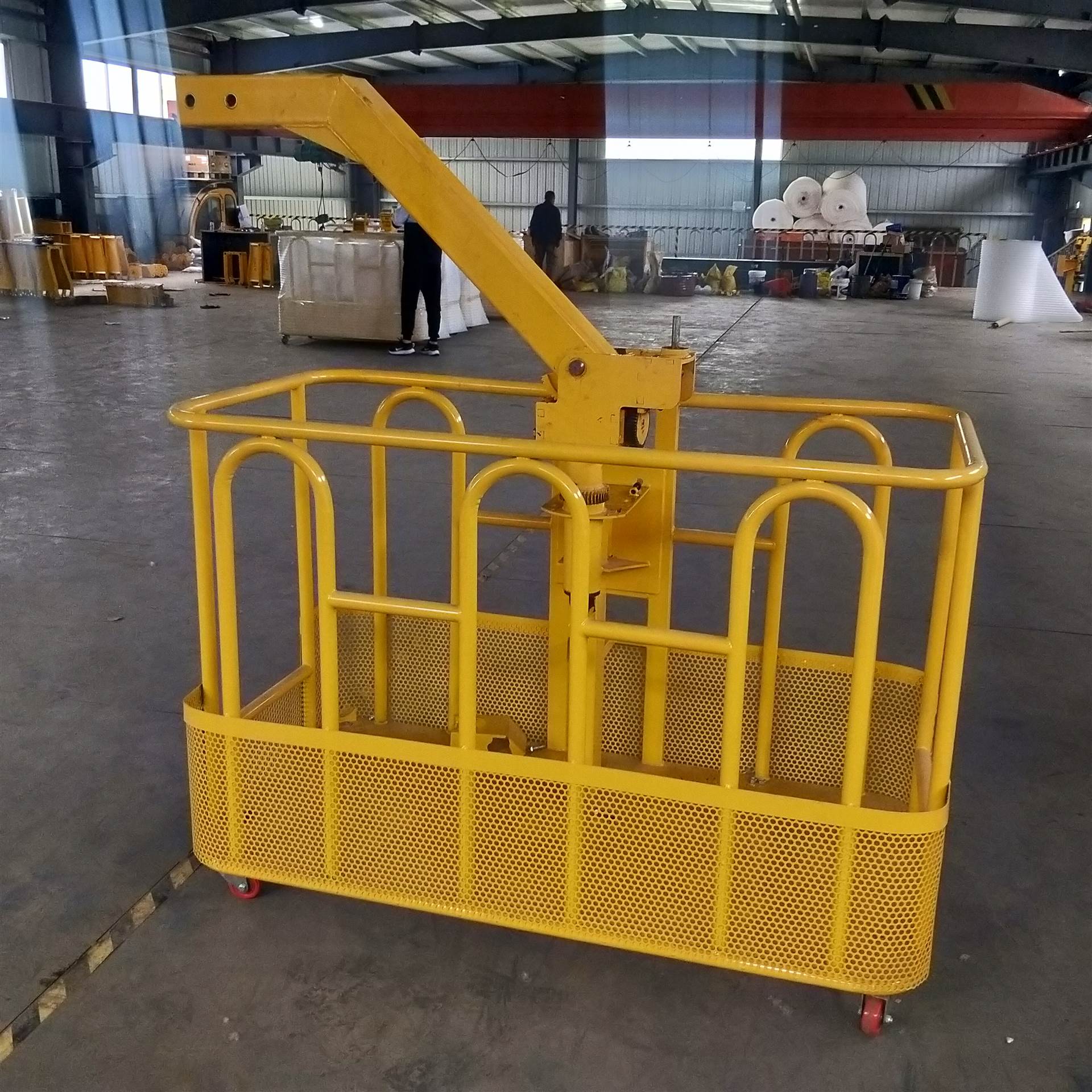 1.5米吊车吊篮 工地工程吊篮 适合各种吊车吊篮 旋转式吊车吊篮