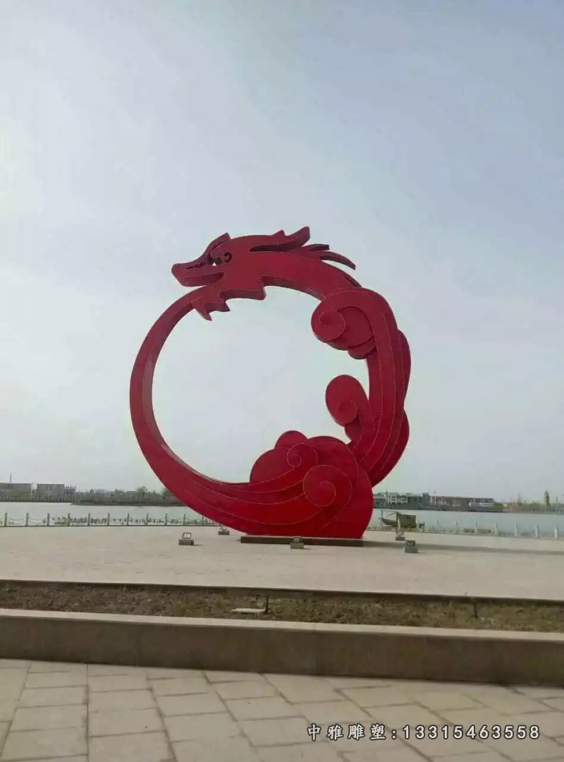 不锈钢龙雕塑