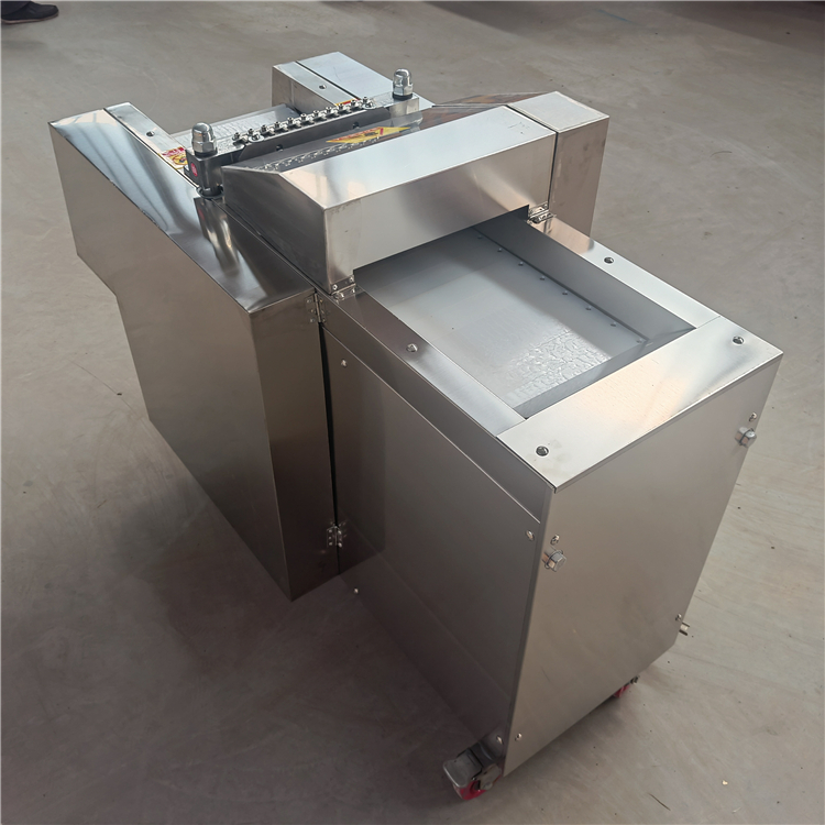 全自动切鲜鸡块机多功能剁鸡块机小型剁鸡块机