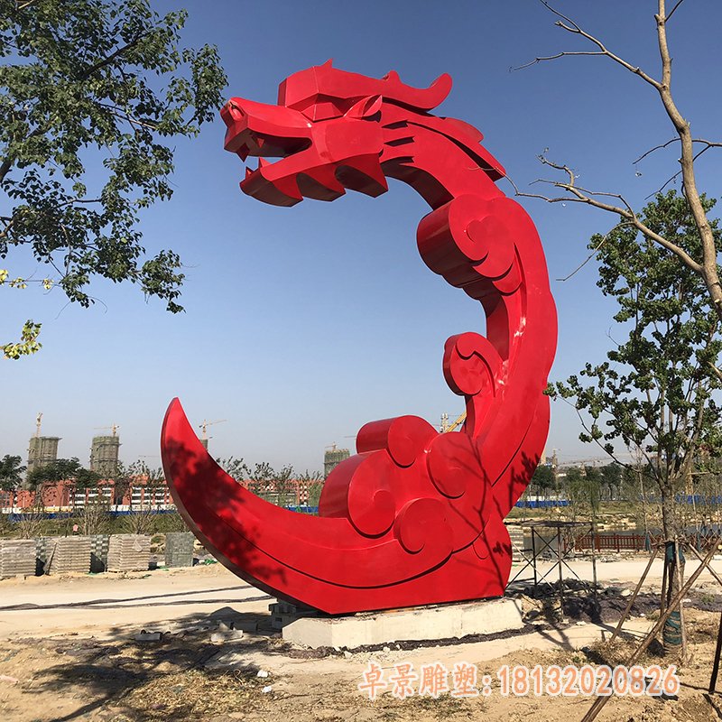 龙不锈钢雕塑