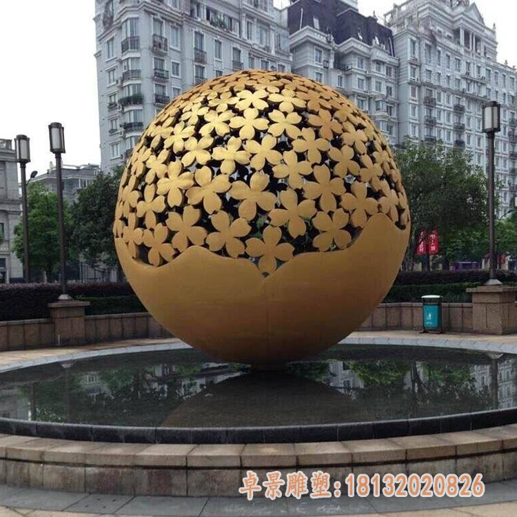 广场喷泉不锈钢雕塑