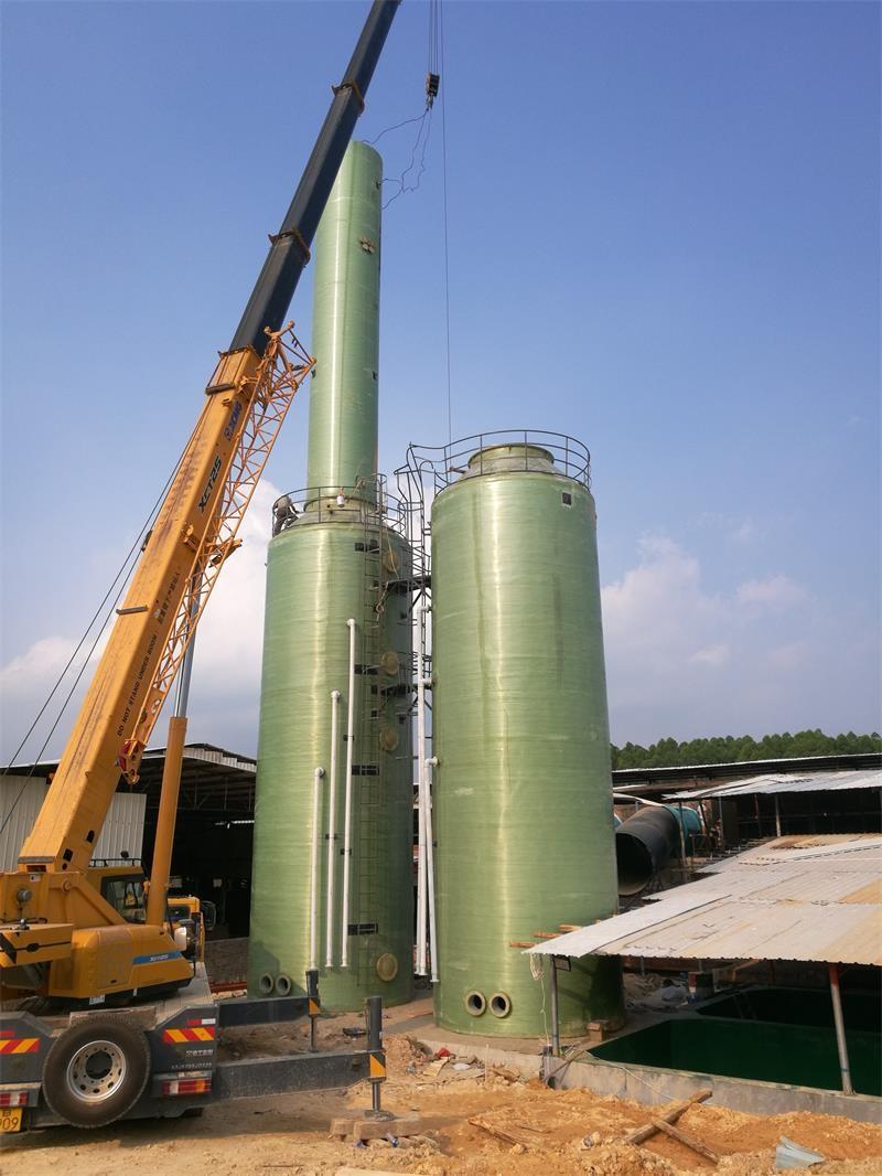 工厂专用玻璃钢净化塔