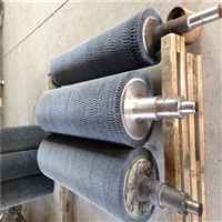 生产金属加工业各类毛刷辊：冷轧镀锌线清洗毛刷辊_酸洗线毛刷辊