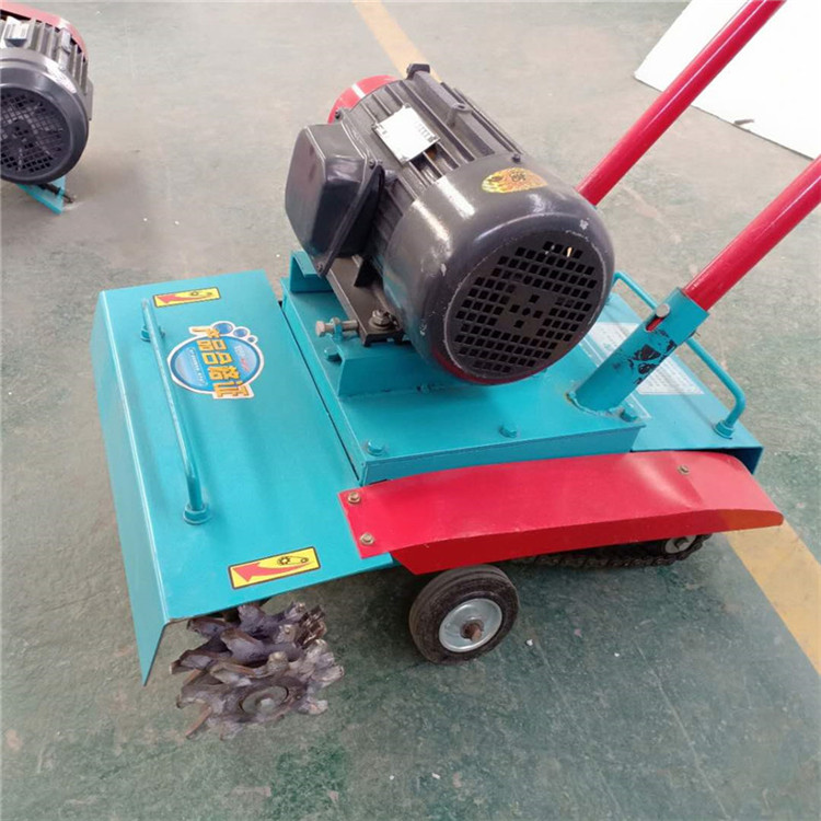 路面清灰机手推式电动清渣机清灰机小型滚刀清灰机