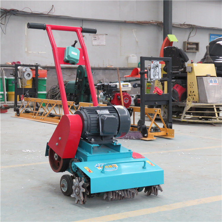 路面清灰机手推式电动清渣机清灰机小型滚刀清灰机