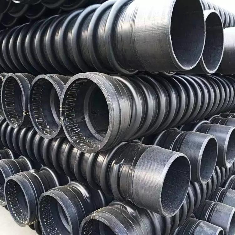 大口径pe克拉管平凉hdpe缠绕增强克拉管市政排水管