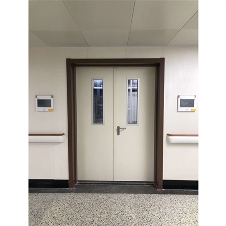 筑森医院子母病房门zs1022镀锌钢板耐磨抗压定制