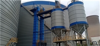 1.5万吨粉煤灰库  焦炭储存钢板仓商家推荐山东国华