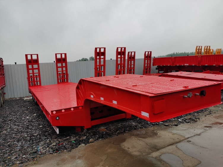12米低平板半挂车价格安全装置