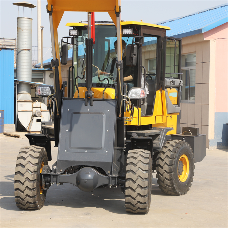 小型四驱柴油装载机 家用工程小铲车 养殖建筑沙厂 推土机