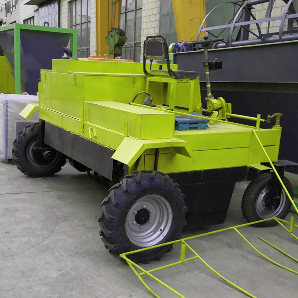 牛粪有机肥发酵翻堆机 牛粪颗粒有机肥翻堆机 行走式履带翻堆机