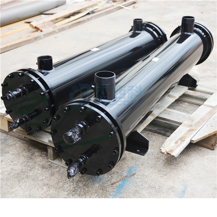 中央空调机组用 壳管式蒸发器厂家 工业冷水机用蒸发器 冷水机配件