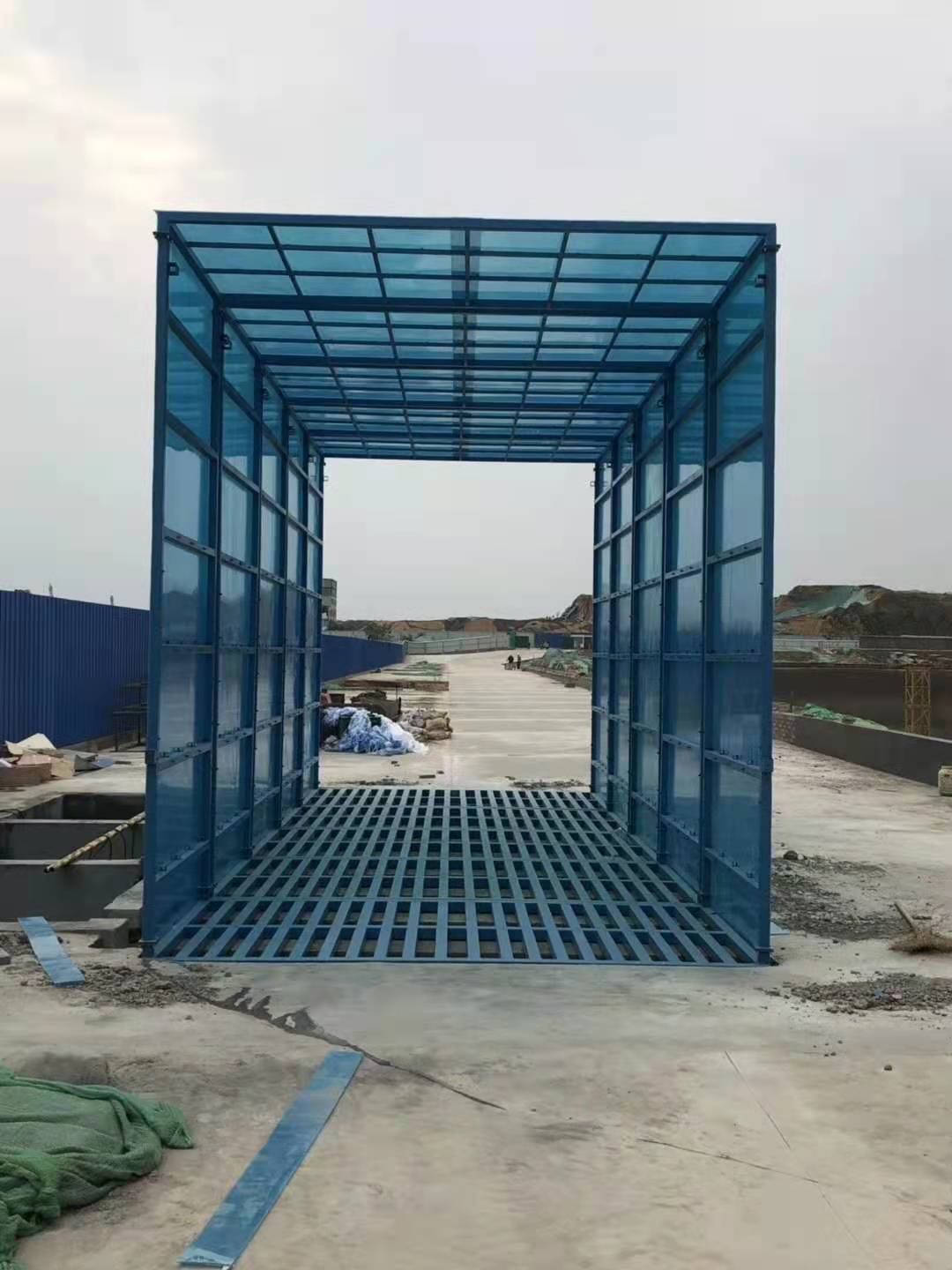 滚轴式工地洗车机 工地出入口自动洗车台厂家