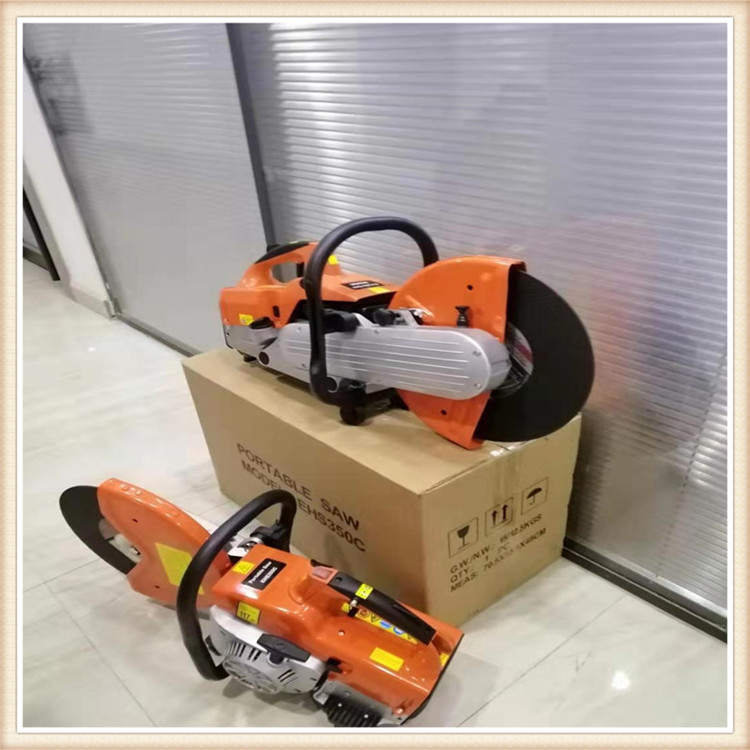 沈阳手拿手持式汽油切割机无齿锯便携式消防无齿锯便携式汽油切割机