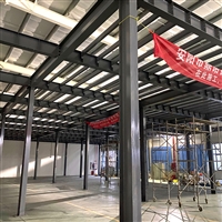 钢平台重型仓库货架二层平台，阁楼货架平台一层变两层