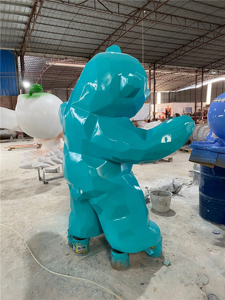 透明玻璃钢卡通雕塑