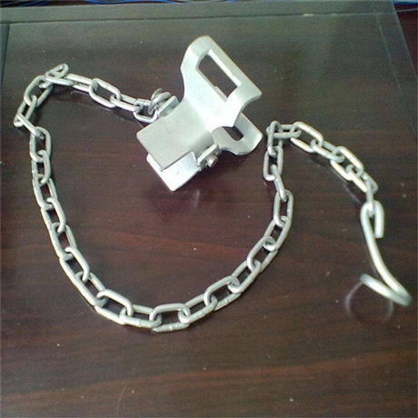 厂家生产矿用防倒链 单体液压支柱防倒链 1米矿用带夹头防倒链