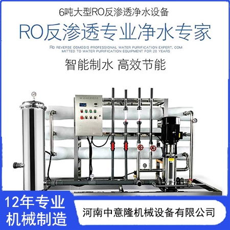 大型RO反渗透水处理设备 反渗透水处理设备生产厂家 河南中意隆