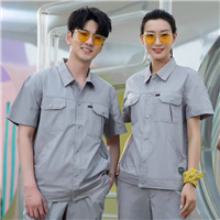 上海春季工作服定制 夏季短袖工作服定做 俏依服饰