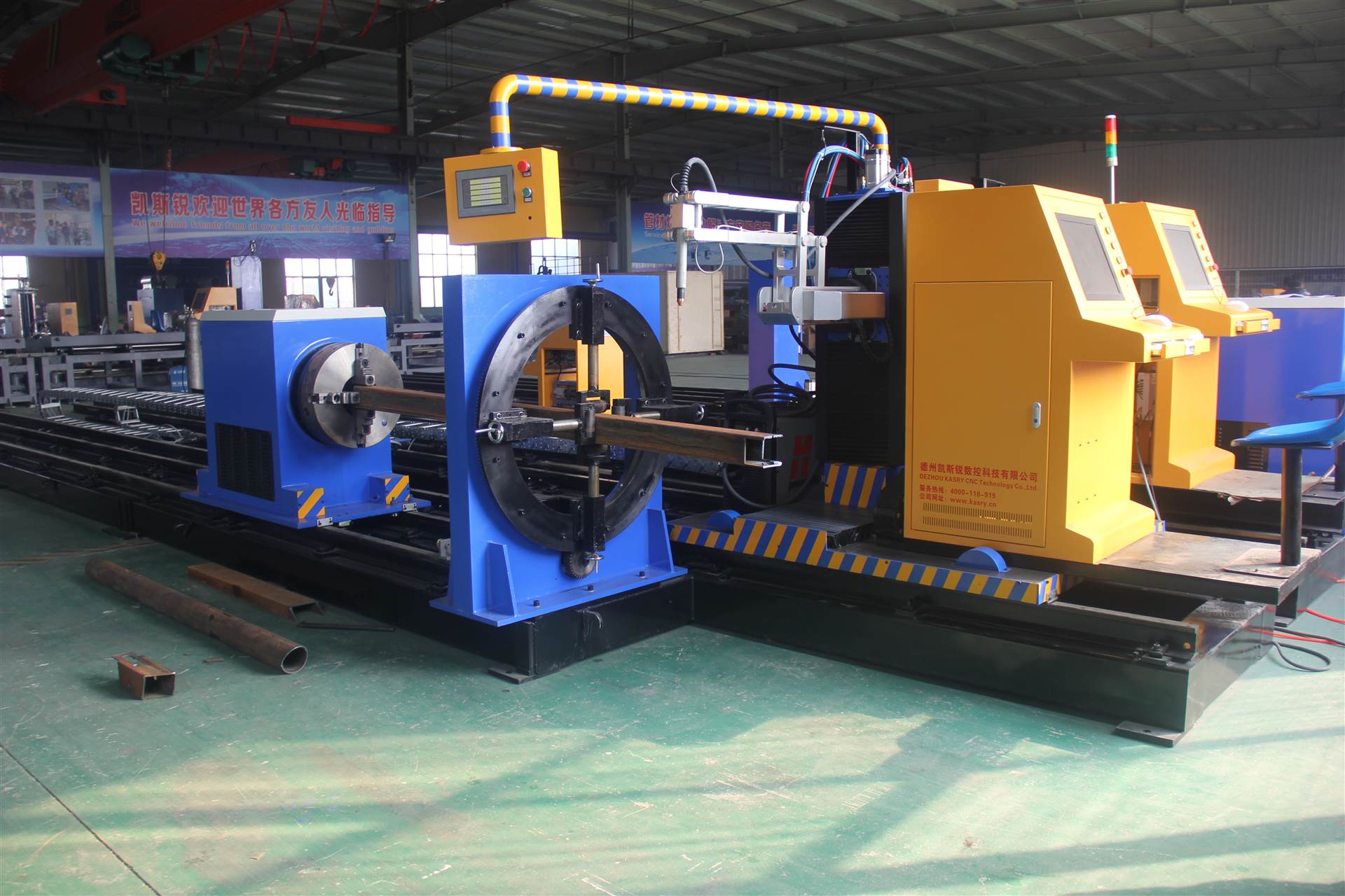 异型管材切割机krxf8数控相贯线切割机钢结构矩形管切割机