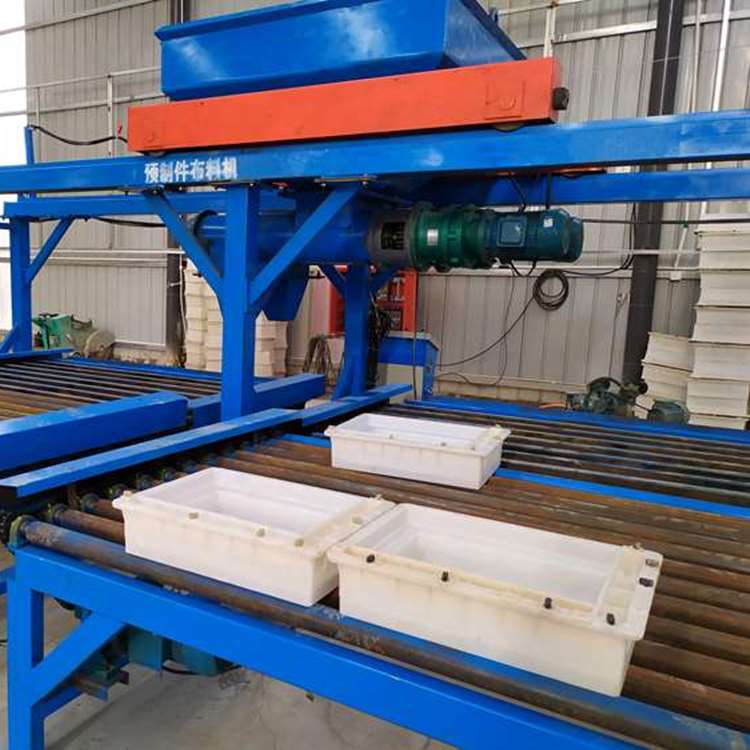 广东水泥盖板成型机自动化预制砌块生产线