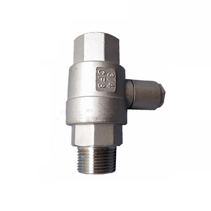 q31f-63p制冷安全阀专用球阀 不锈钢带保护罩内外丝球阀