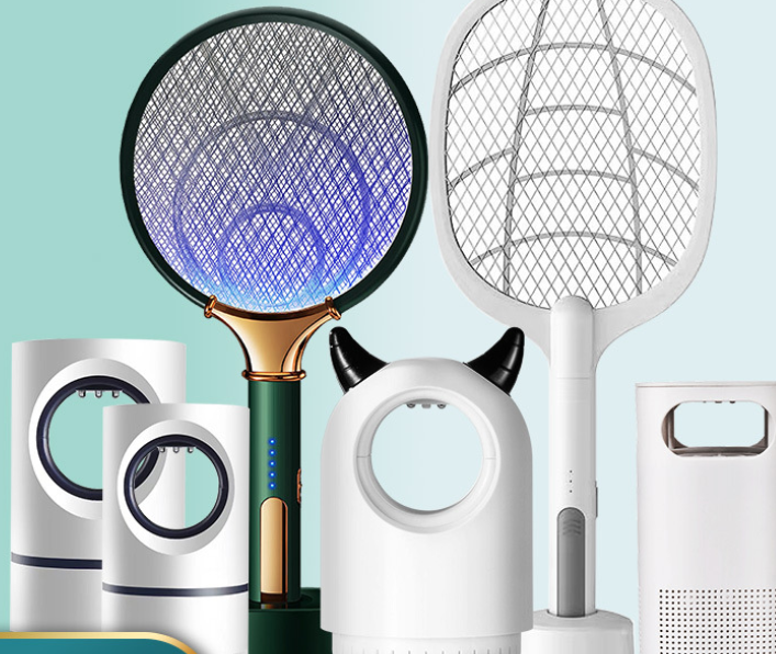 usb光触媒灭蚊灯家用宿舍灭蚊器捕蚊灯充电二合一电蚊拍礼品