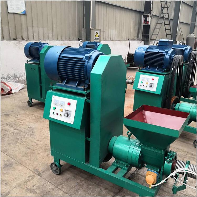 供应全自动原木木炭机稻壳木炭制棒机木屑机制木炭机金满