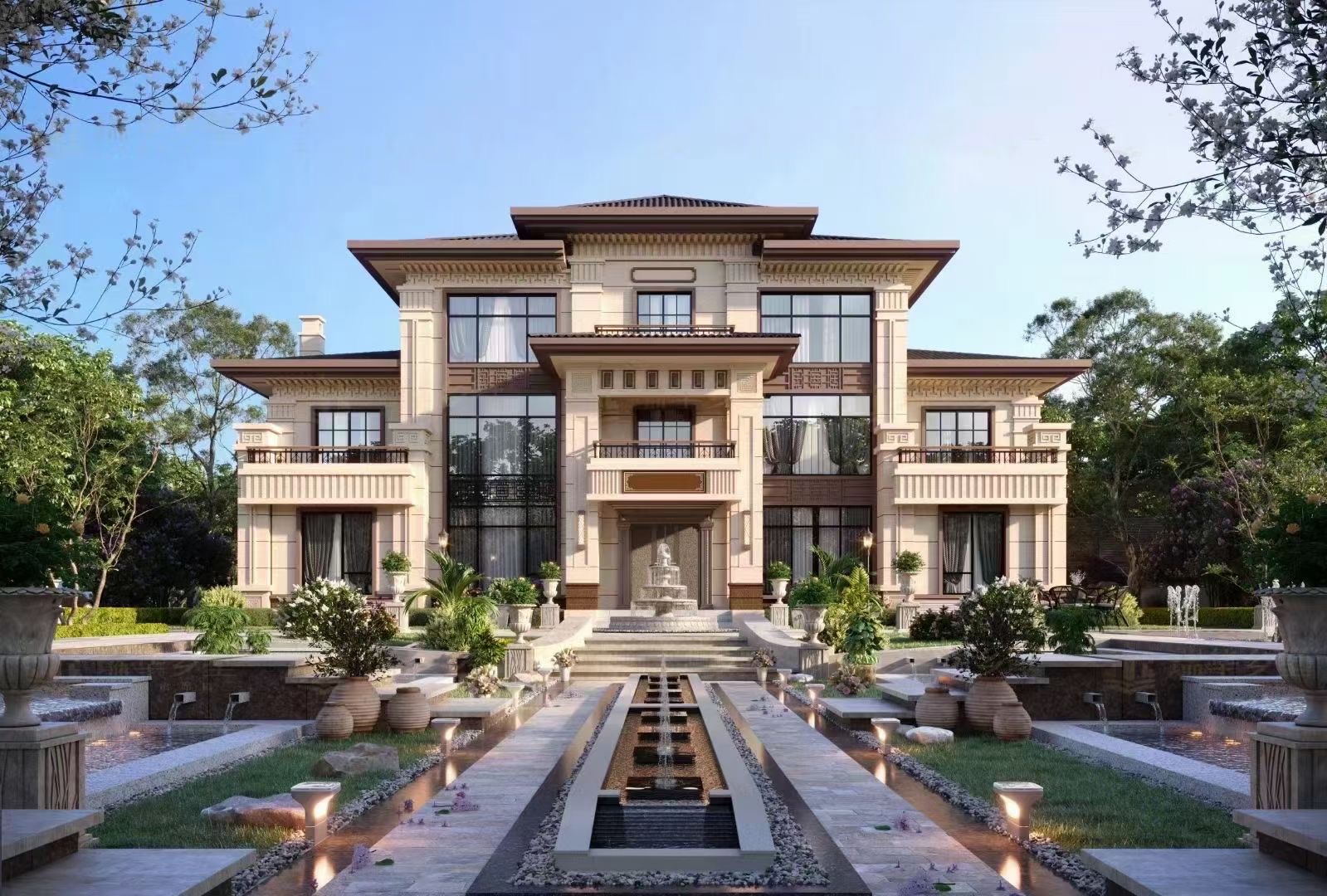 农村豪庭别墅名墅建科轻钢别墅实芯墙体超强抗震环保舒适农村钢架房