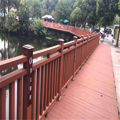 市政景觀木塑欄桿 景區(qū)塑木護(hù)欄  各種規(guī)格  愛瑞德