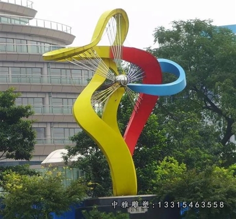 廠家推薦吉林不銹鋼城市彩虹雕塑價格 大圖