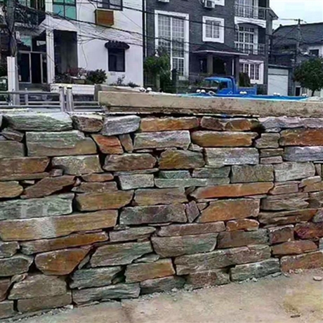 中腾贴墙文化石仿古贴墙石台阶砌墙石应用广泛