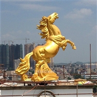玻璃钢雕塑仿真动物欧式飞马 户外景观公园广场骏马雕塑