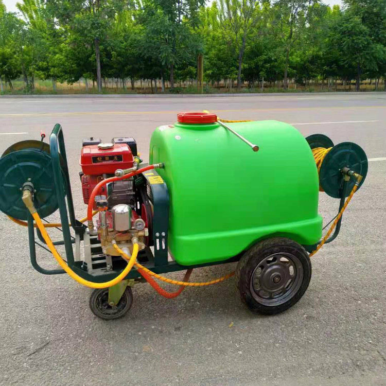 电启动打药机全自动自由收管打药机自走式打药车