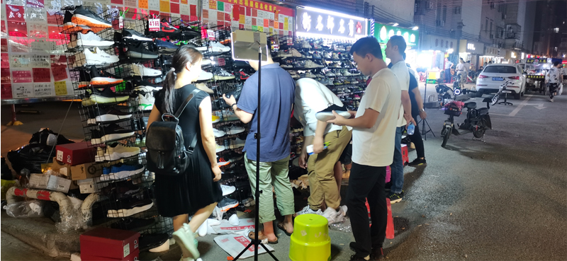 广州地摊鞋 库存鞋 夏季老爹鞋便宜批发 达力流动鞋店