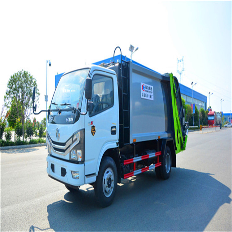 大同小型压缩垃圾车上蓝牌的压缩垃圾车压缩式垃圾车