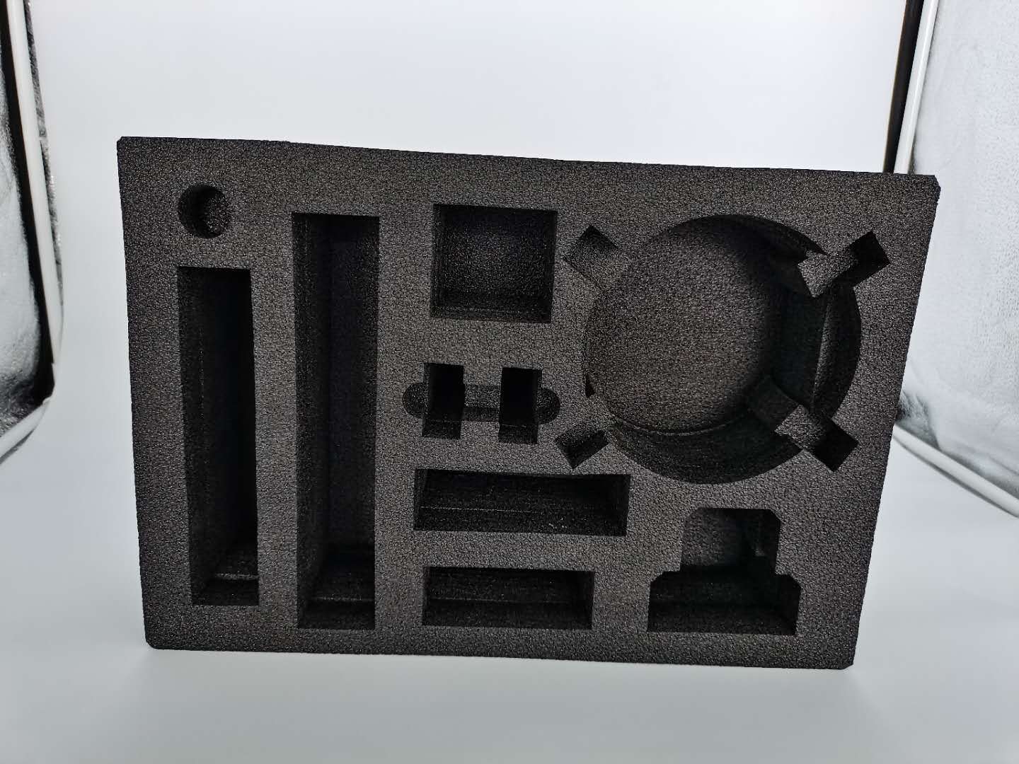 定制黑色珍珠棉盒子 抗震保护泡沫棉盒 珍珠棉内衬厂家