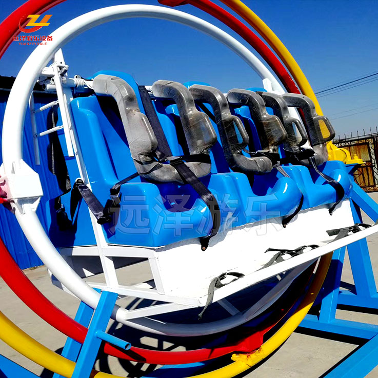 陕西三维太空环游乐设备空中360度旋转椅占地小游乐设备