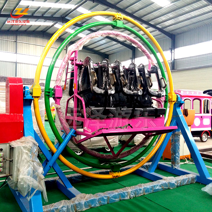 陕西三维太空环游乐设备空中360度旋转椅占地小游乐设备