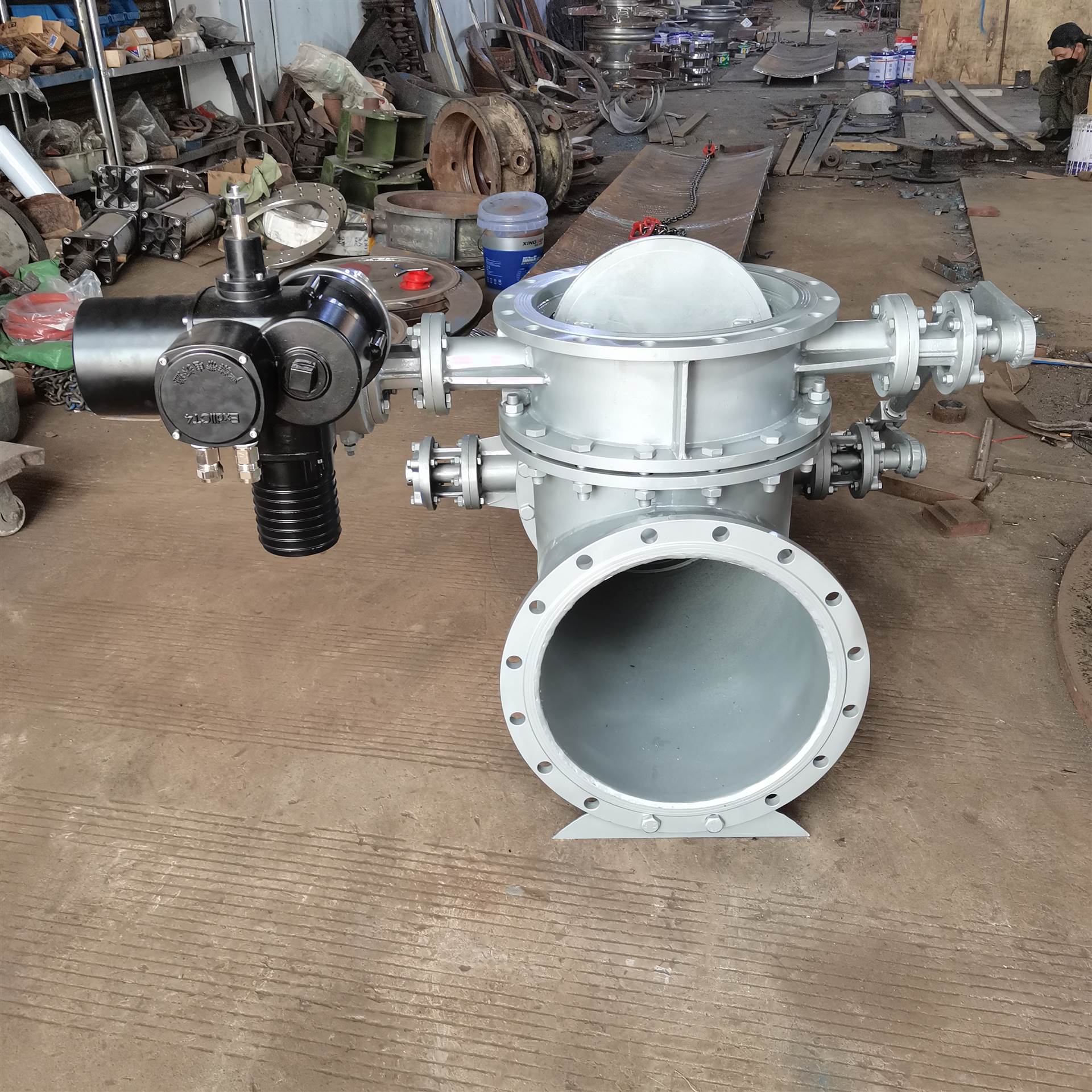 煤气三通切换阀