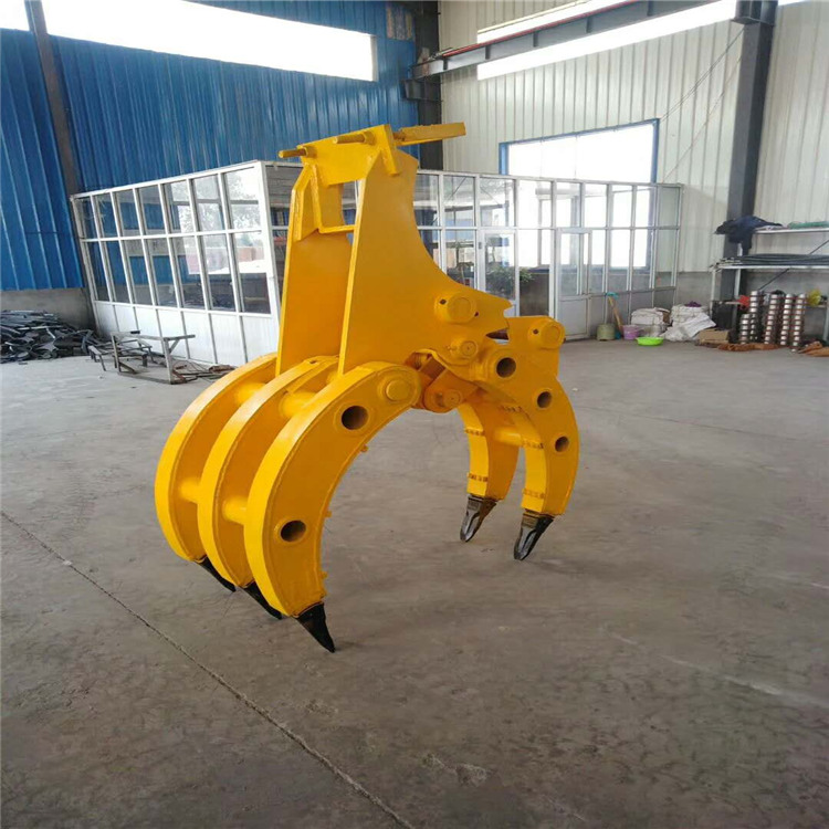 旭萱型号挖掘机单缸抓木器各种轮挖抓钢器加工