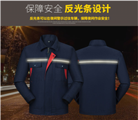 松江区春秋款工作服  俏依服饰男女劳保服定做厂家