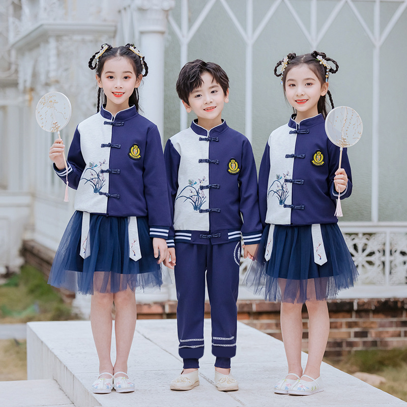 幼儿园园服班服中国风校服定制