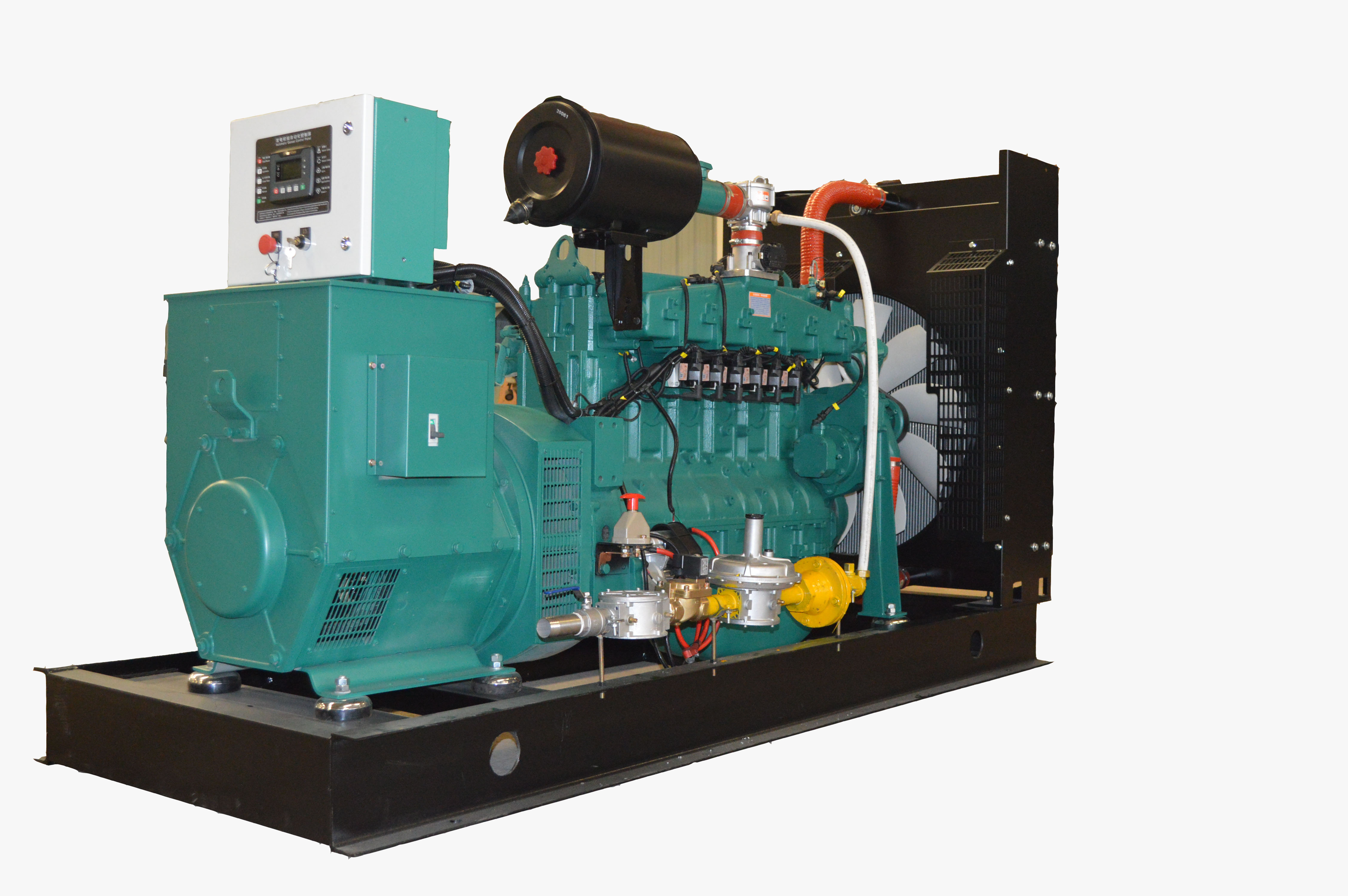 燃气发电机组120kw沼气发电机组静音箱式发电机组自动化控制