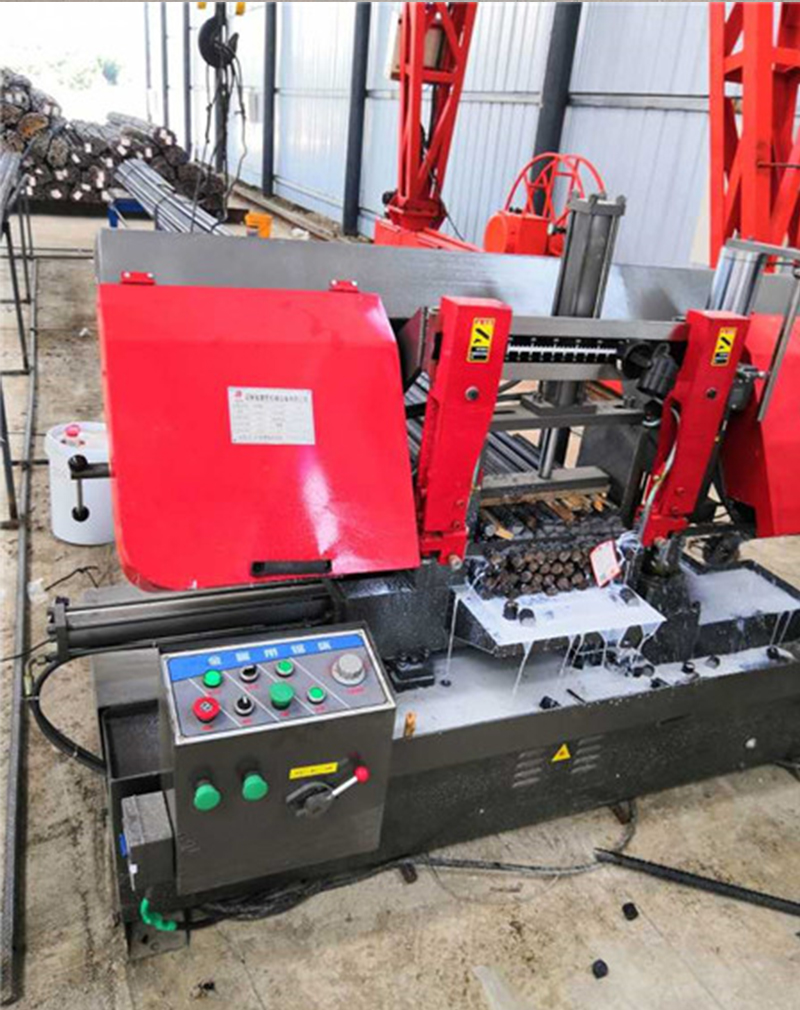 小型金属带锯床切钢筋的机器双柱立式带锯床