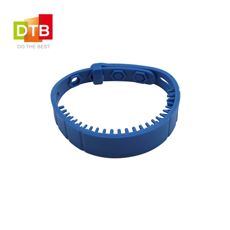 DTB 健身房水上乐园 远距离人员识别RFID智能手环 超高频硅胶腕带