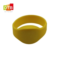 DTB 定制闭口游泳健身防水手环 HF高频F08芯片腕带 RFID硅胶腕带