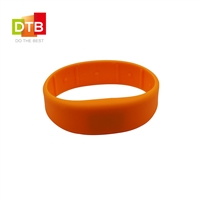 DTB 推荐 NFC射频感应手环 高频HF闭口圆环型门禁rfid硅胶腕带